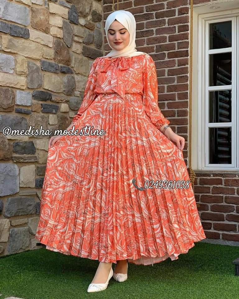 Pleated Long dress 👗 image