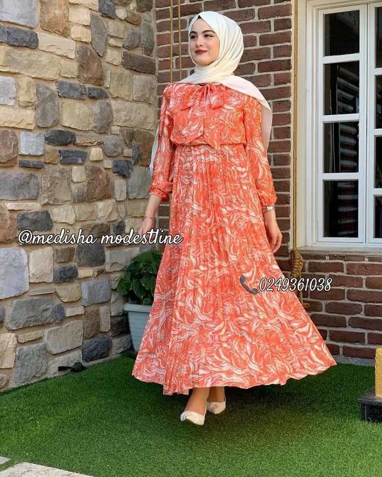 Pleated Long dress 👗 image