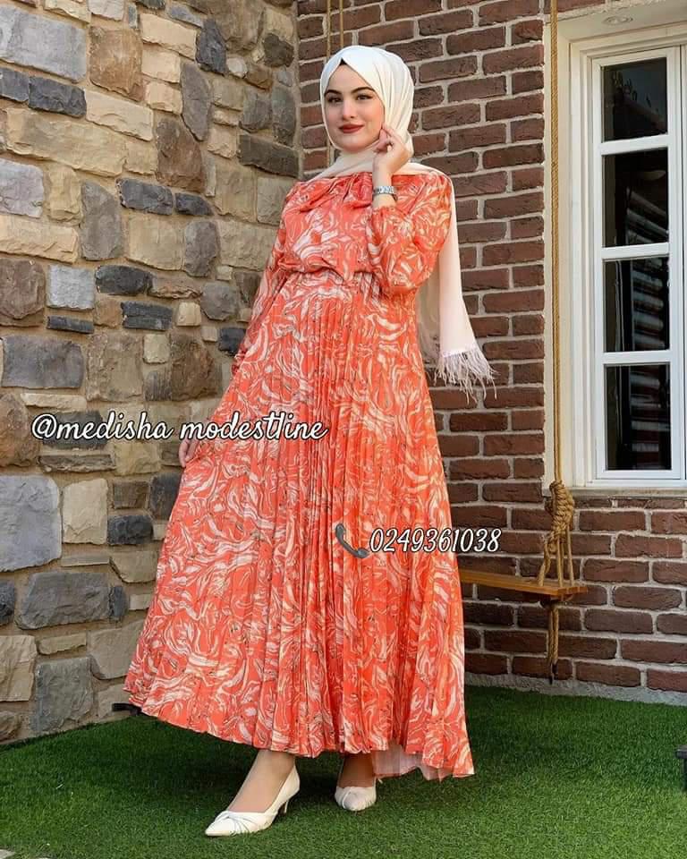 Pleated Long dress 👗 image