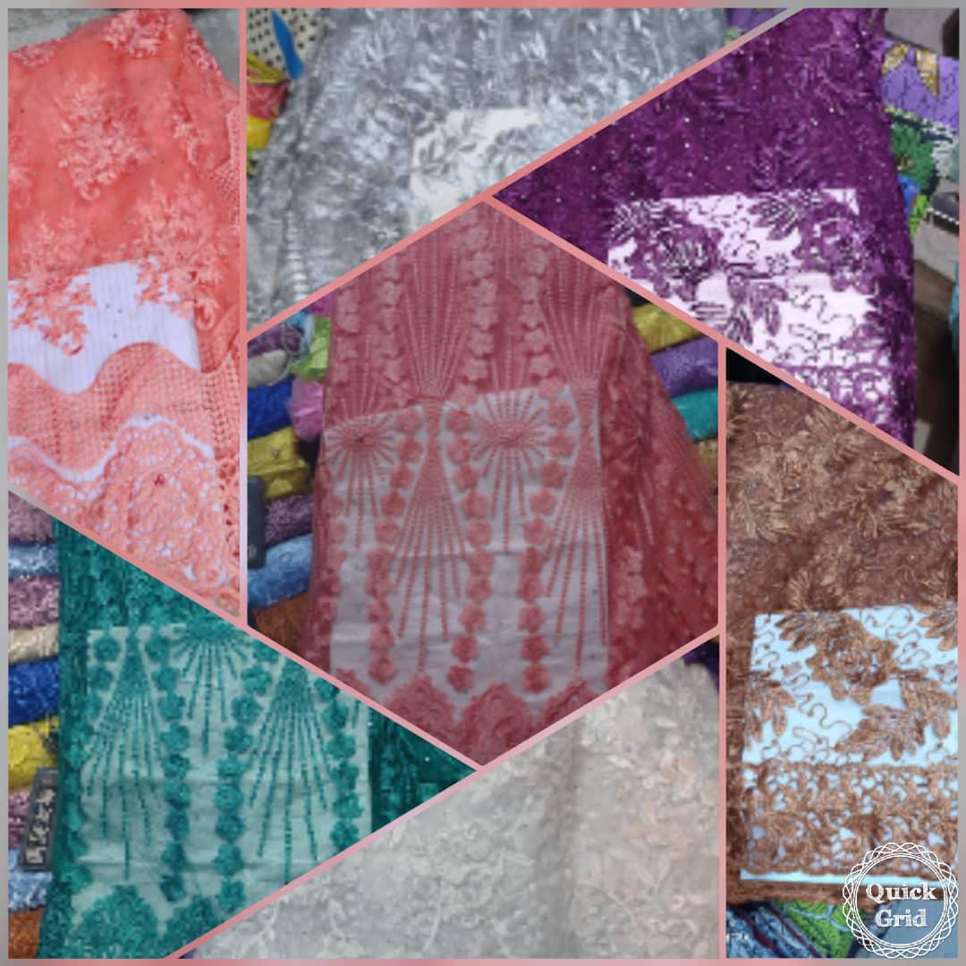 Big laced fabric Achimota-Accra