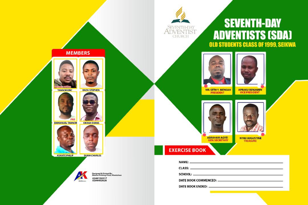 Customized exercise books Sunyani Ghana