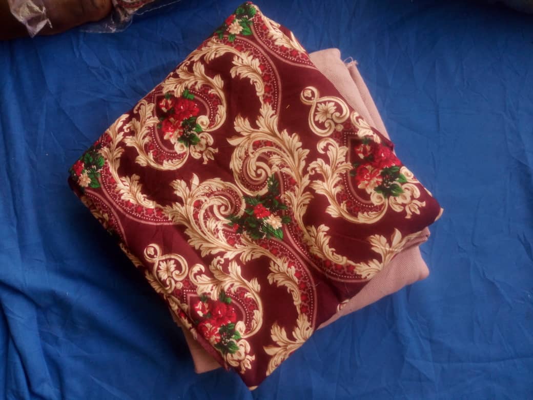 Pattern and Plain Fabric image