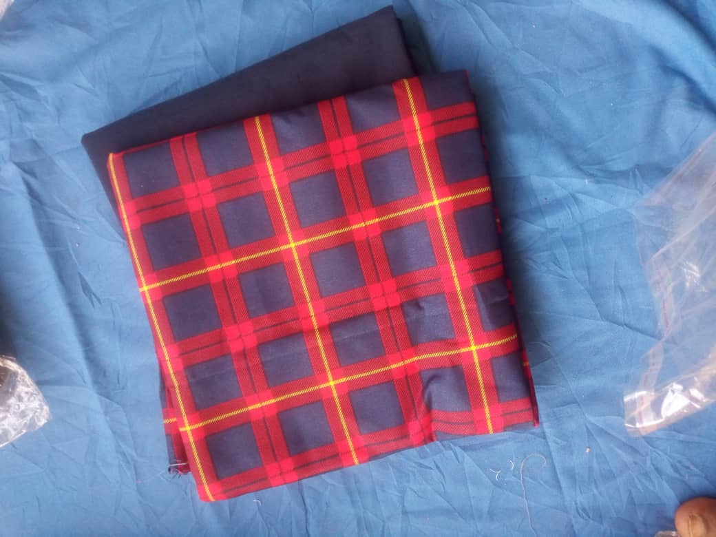 Pattern and Plain Fabric image