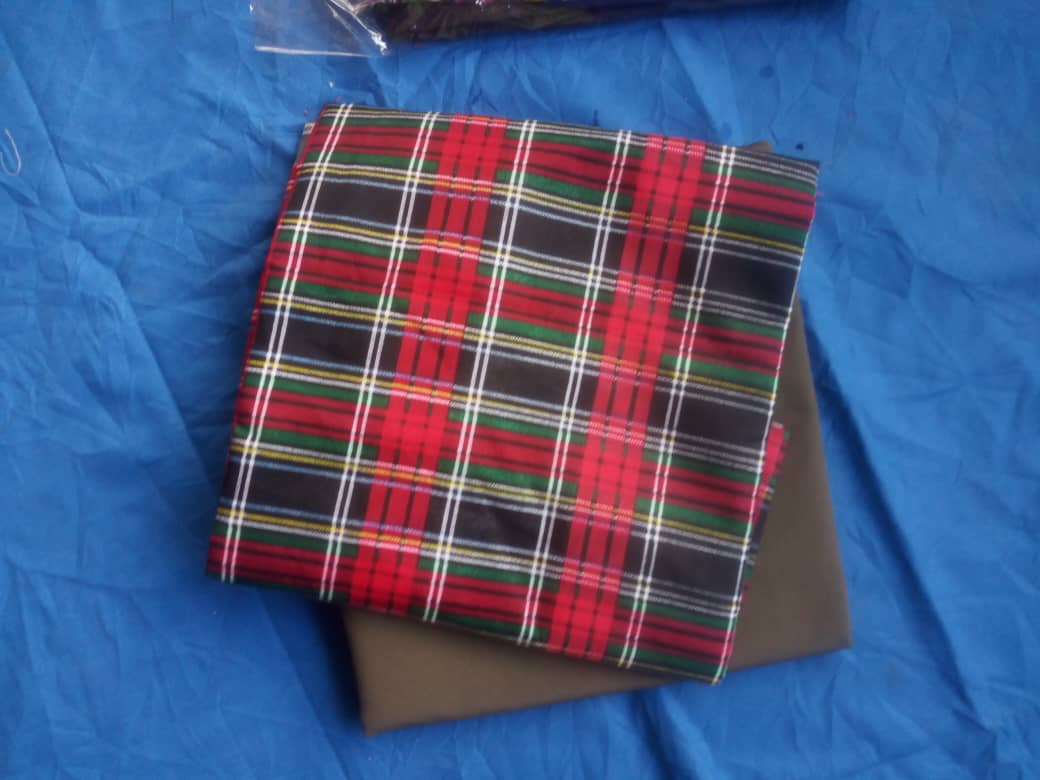 Pattern and Plain Fabric image