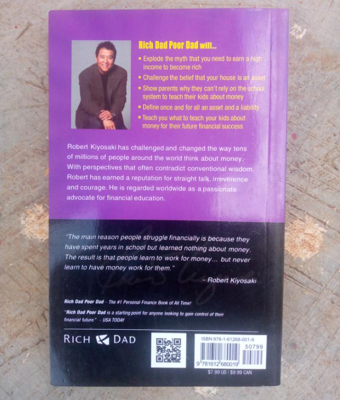 Rich Dad Poor Dad book by Robert Kiyosaki Sunyani Ghana