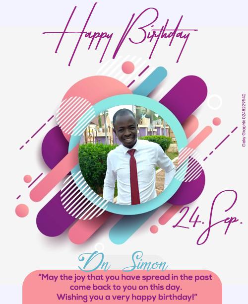 Birthday Flyer/sticker/banner Design in Sunyani Ghana