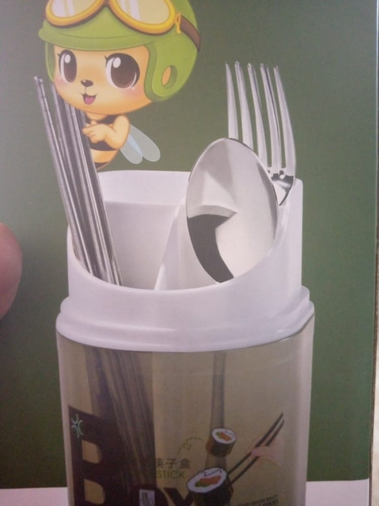 Chopsticks tube in Drobo, Ghana