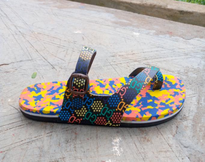 Ghana made ladies slippers image
