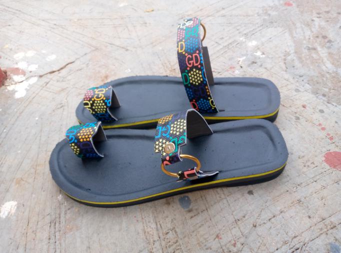 Ghana made ladies slippers image