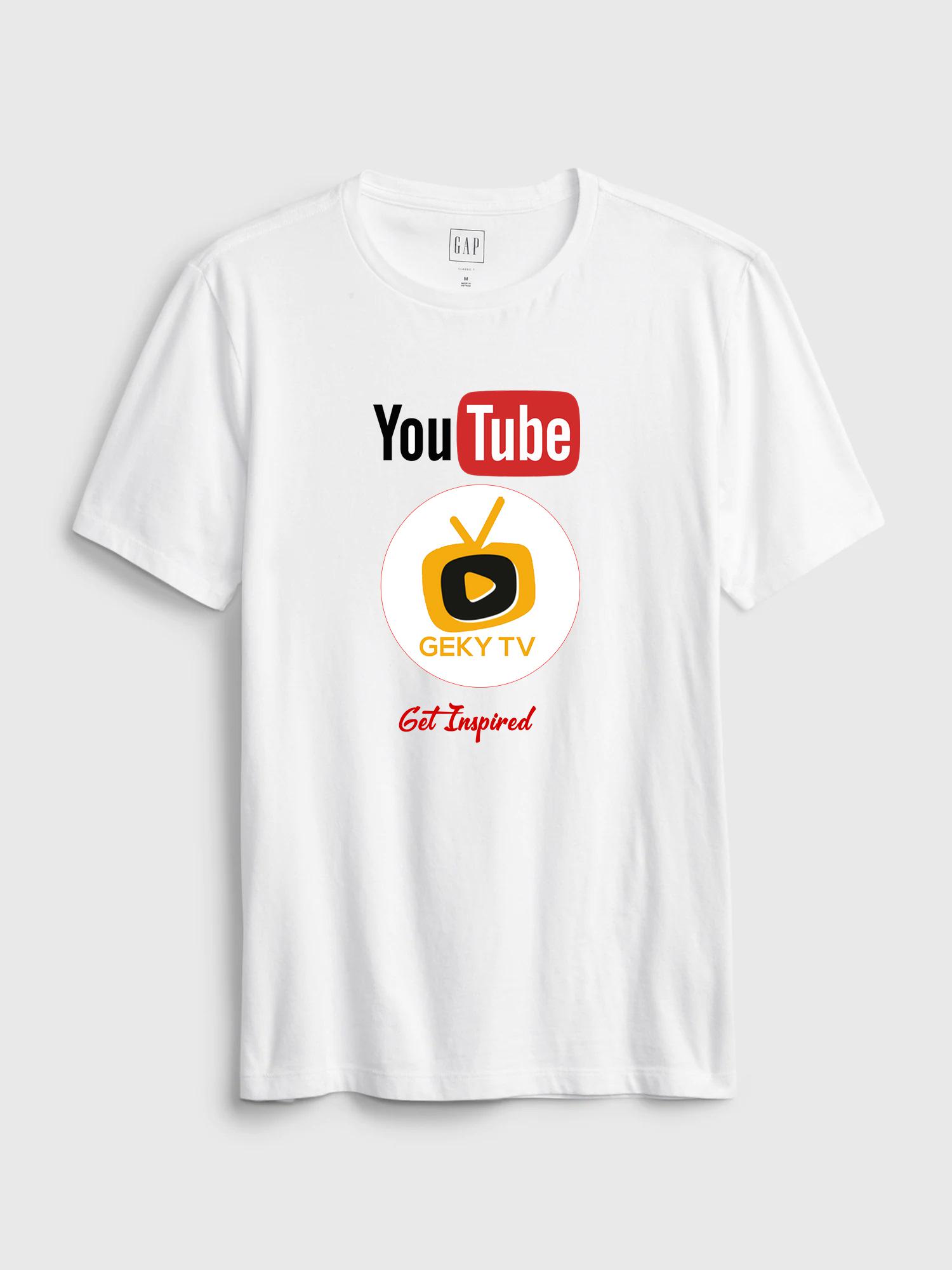 Round Neck Tshirt Design and Printing | Youtuber image