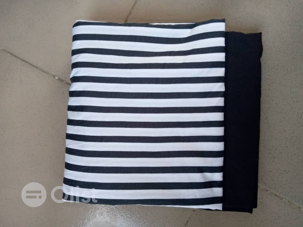 PLAIN AND PATTERN FABRIC - 4 YARDS image