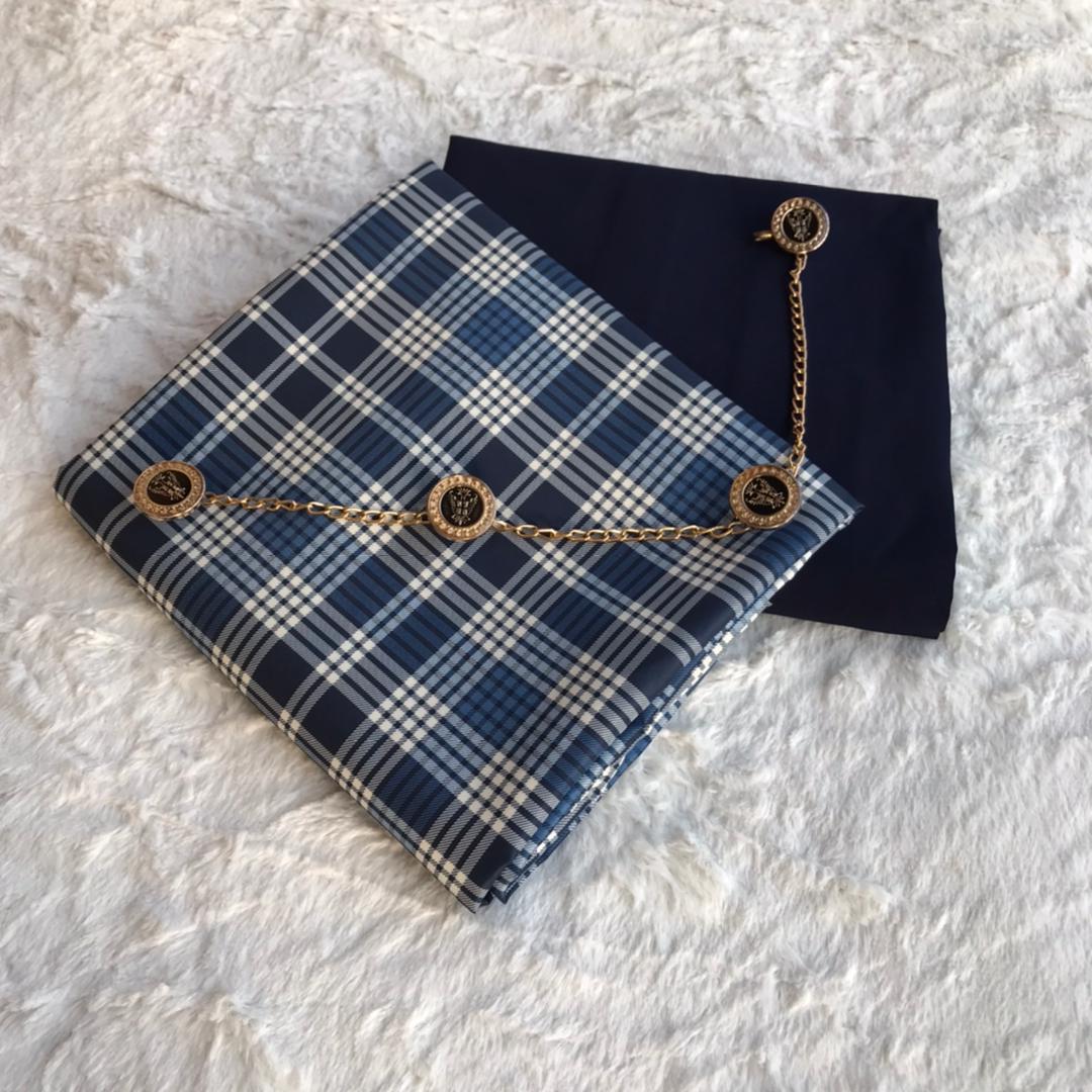 PLAIN AND PATTERN FABRIC - 4 YARDS image