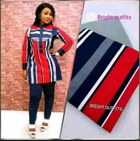 PLAIN AND PATTERN FABRIC - 4 YARDS image