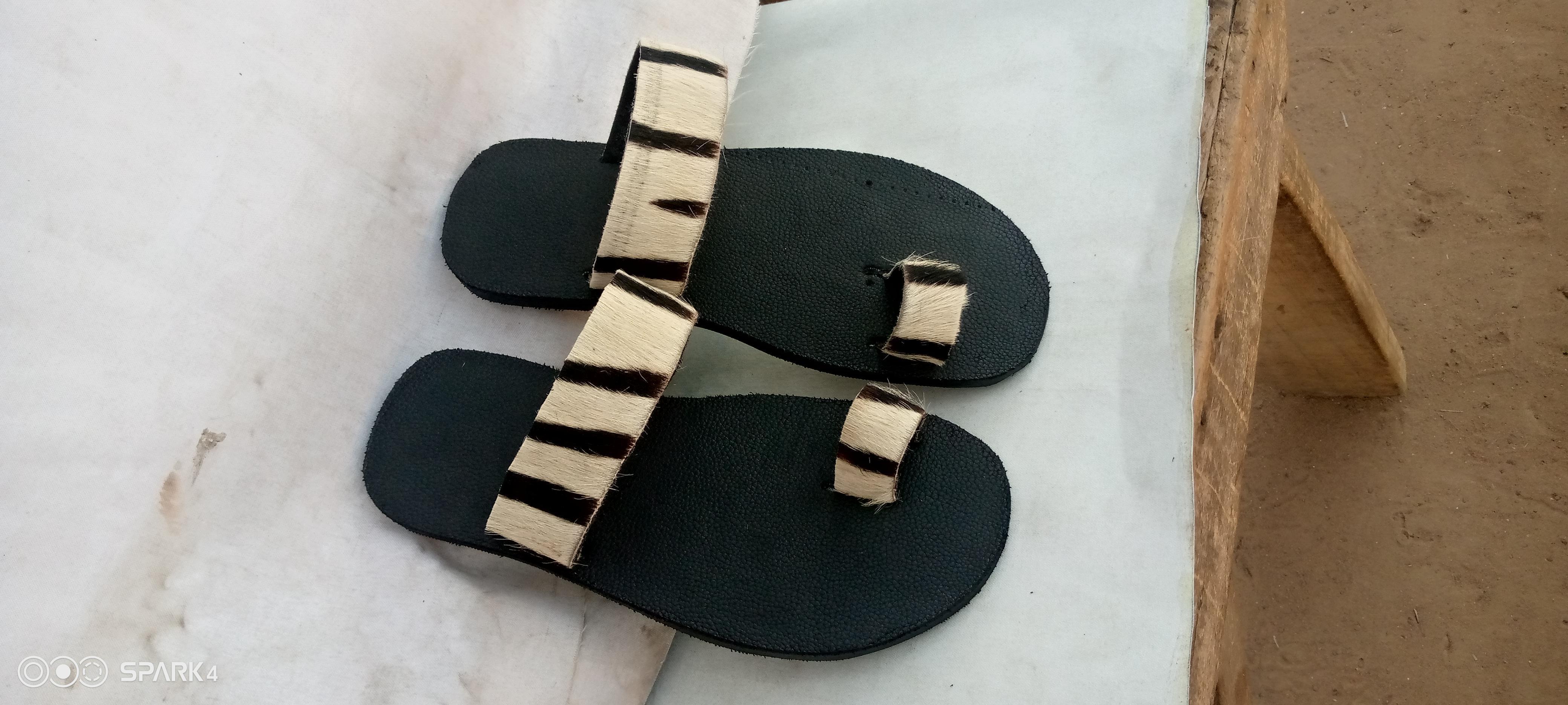 Handmade  men slippers in Ghana image