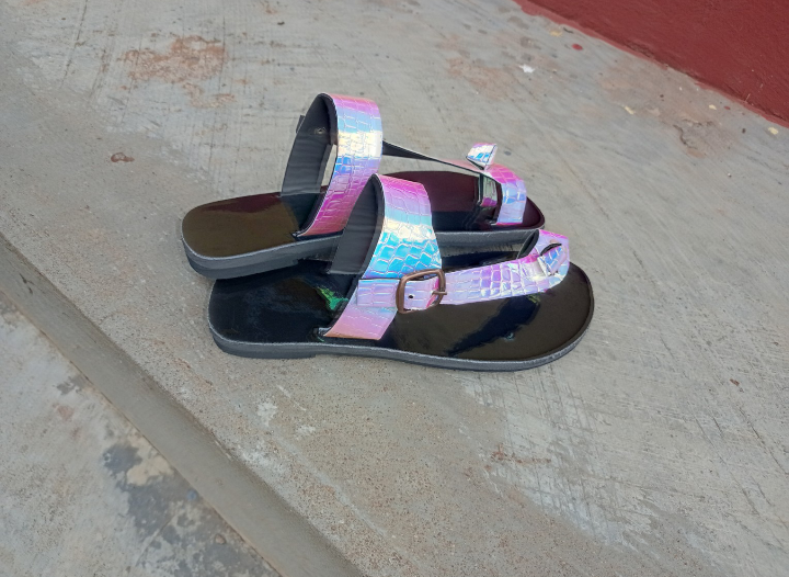 Ghana made ladies slippers image