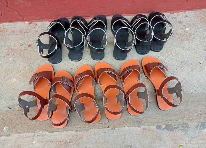 Playdeck sandals for SHS girls in Ghana image