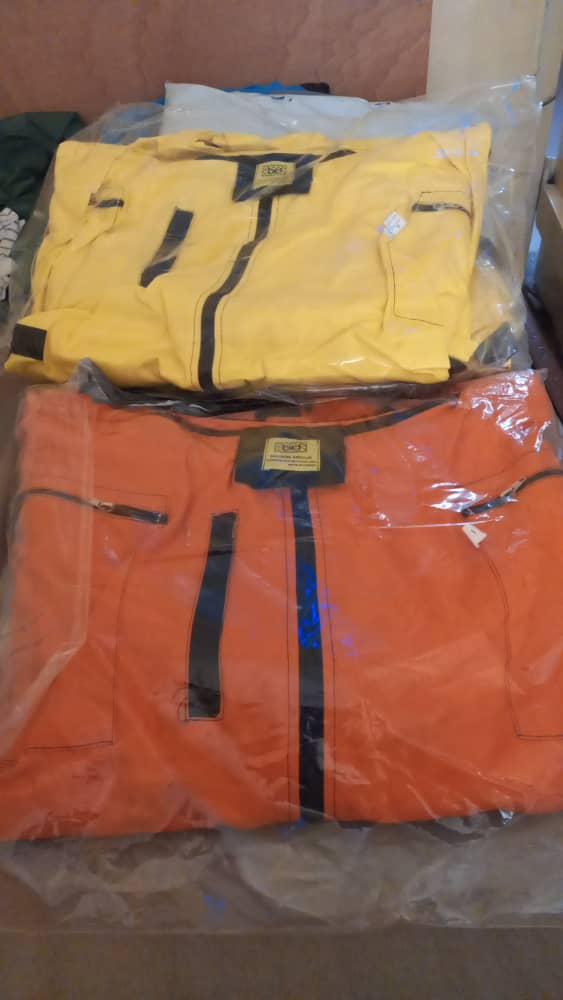 Astronaut style Beekeeper's costume (yellow and black) image