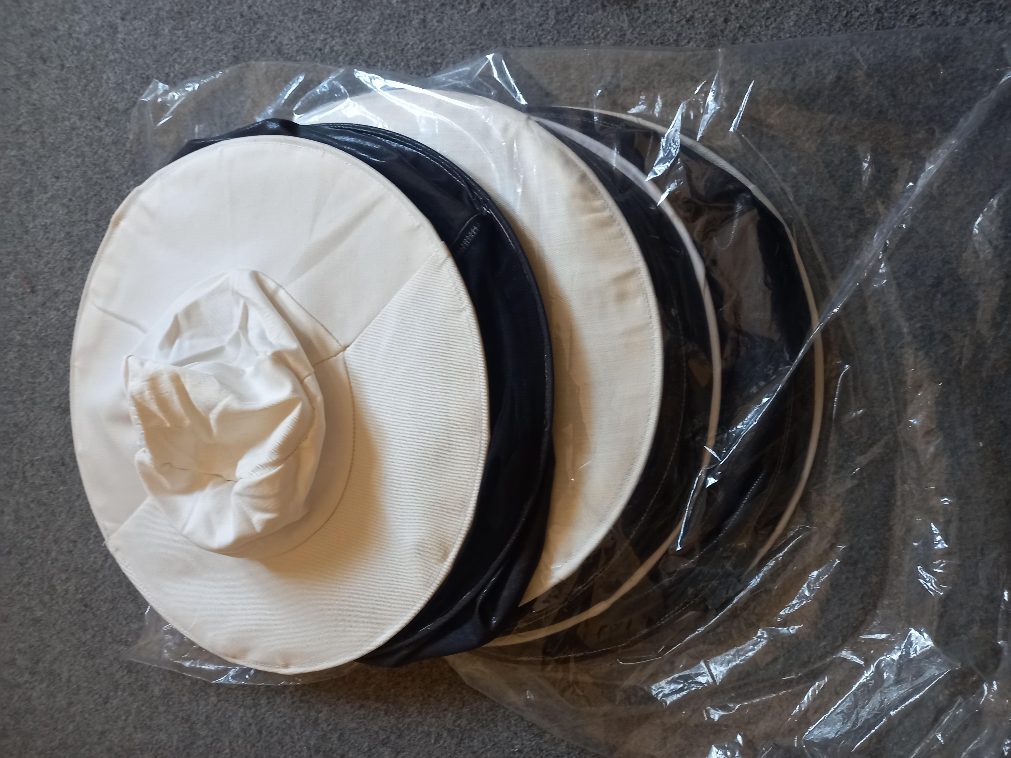Beekeepers' cowboy protective head gear/ face shield image
