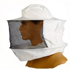 Beekeepers' cowboy protective head gear/ face shield image