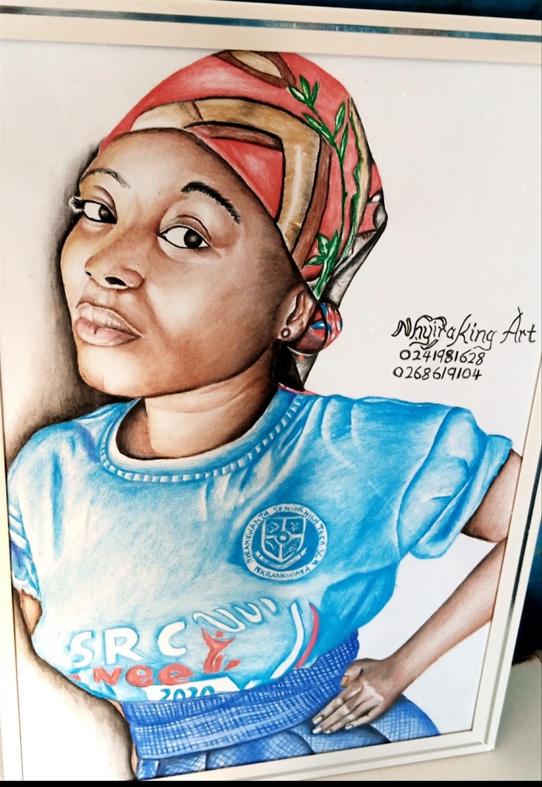 Portrait painting in Ghana