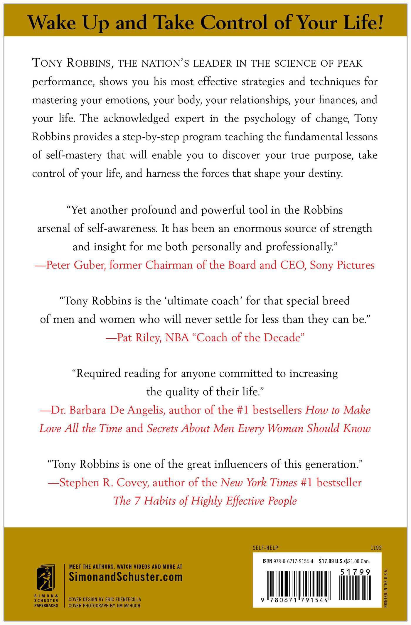 Awaken the Giant Within: How to Take Immediate Control of Your Mental, Emotional, Physical and Financial Destiny image