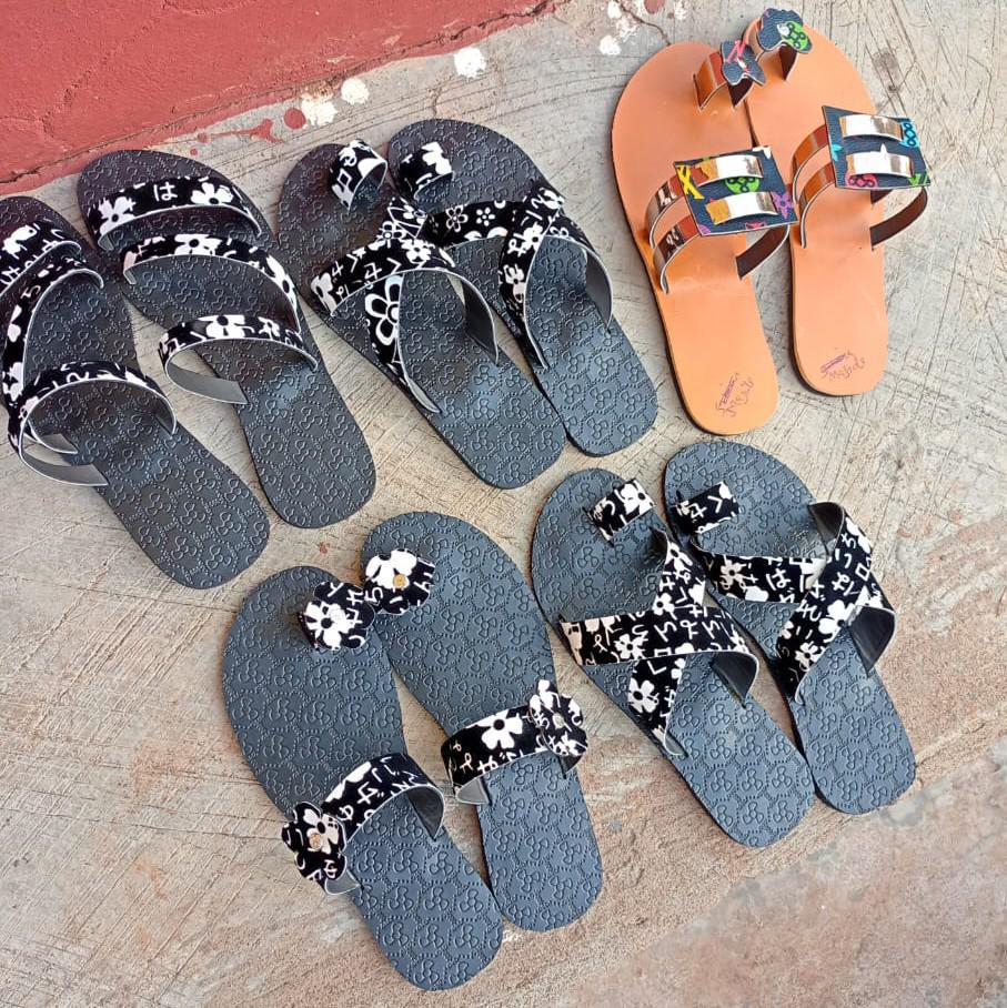 Ghana Made Ladies slippers image