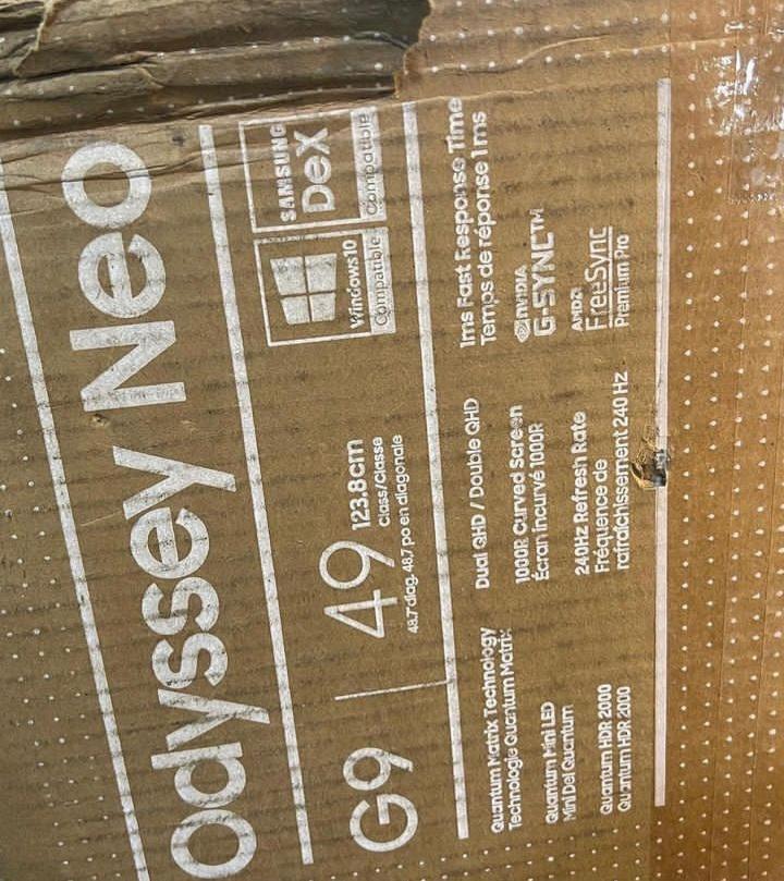 Samsung Odyssey Neo G9 49inches TV image