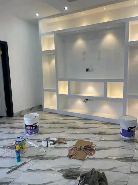 POP TV stand Designs Ghana image