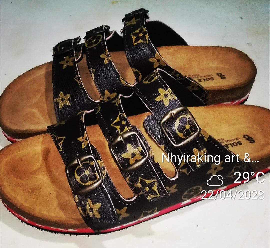 Ghana made birk slippers