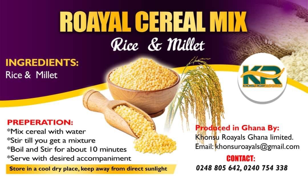 Rice and Millet cereal Mix for sale in Ghana