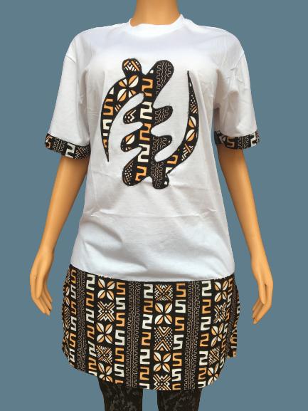 T-shirt designed with Kente in Ghana image