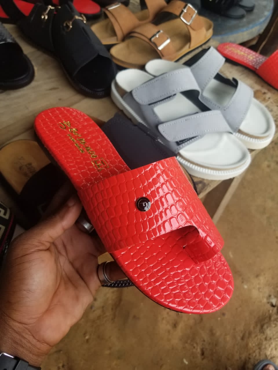 Ghana Made slippers Kumasi image