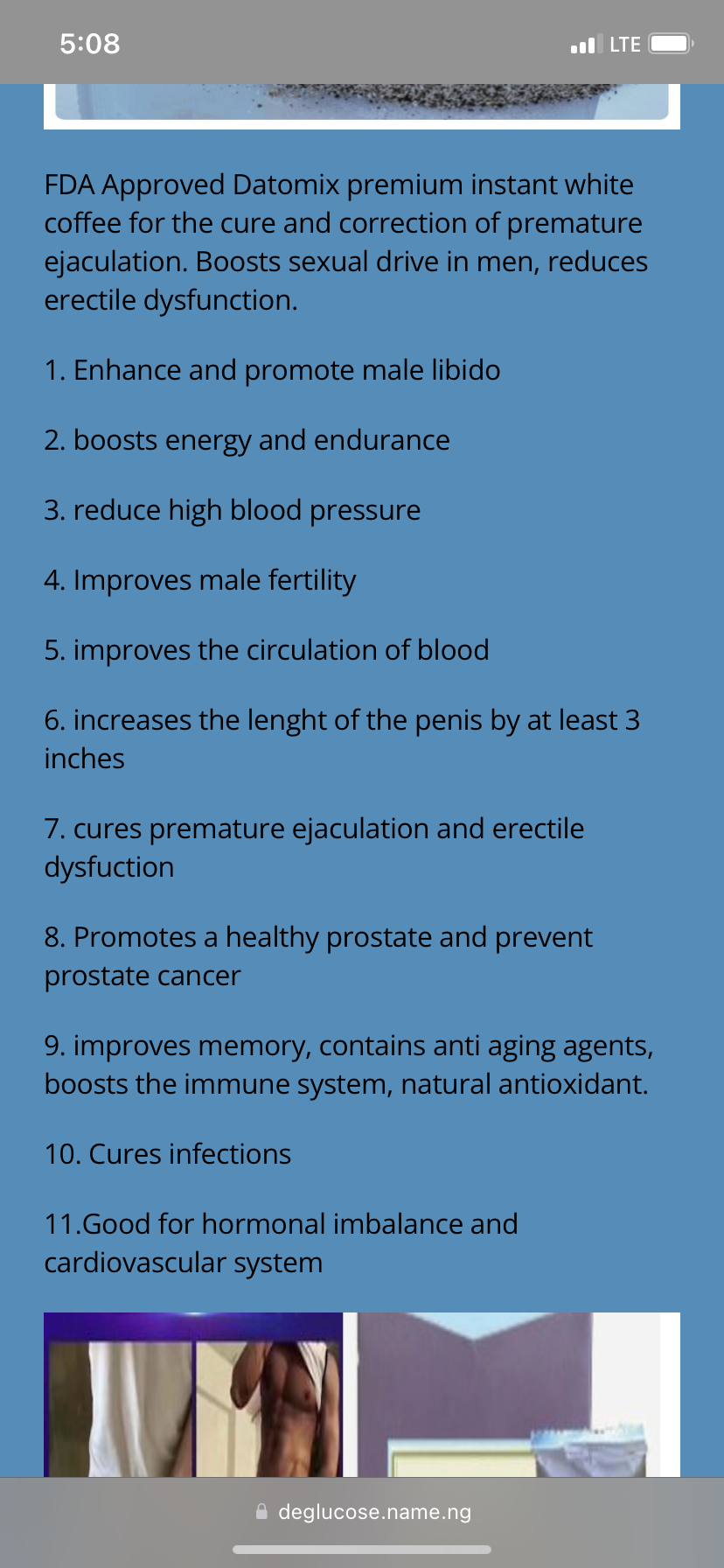 DATOMIX PREMIUM COFFEE FOR MEN image