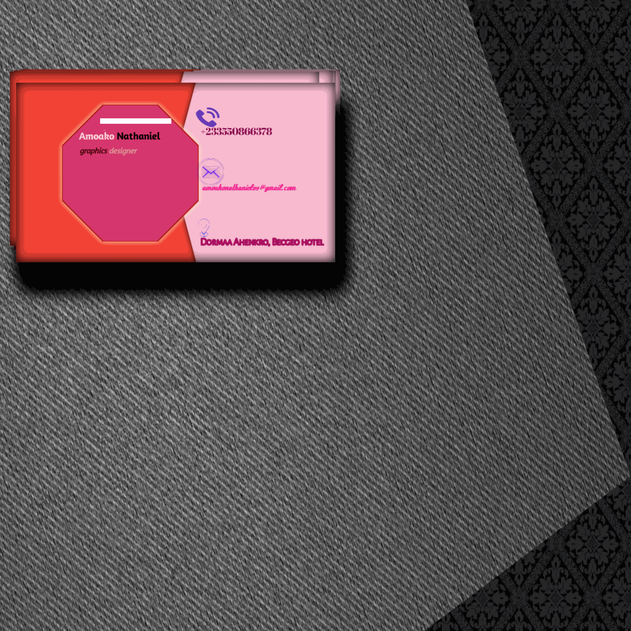 Wedding invitation flyer in Ghana image