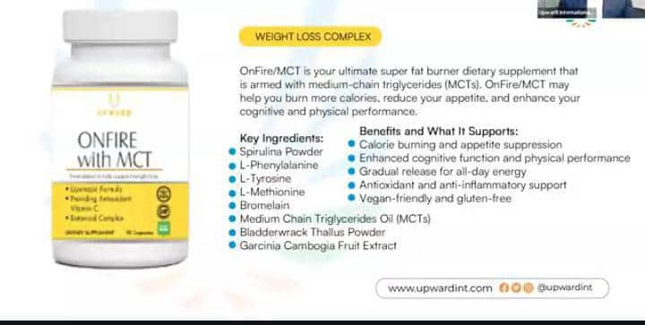 Upward Onfire with MCT by Upward Biotechnology International image