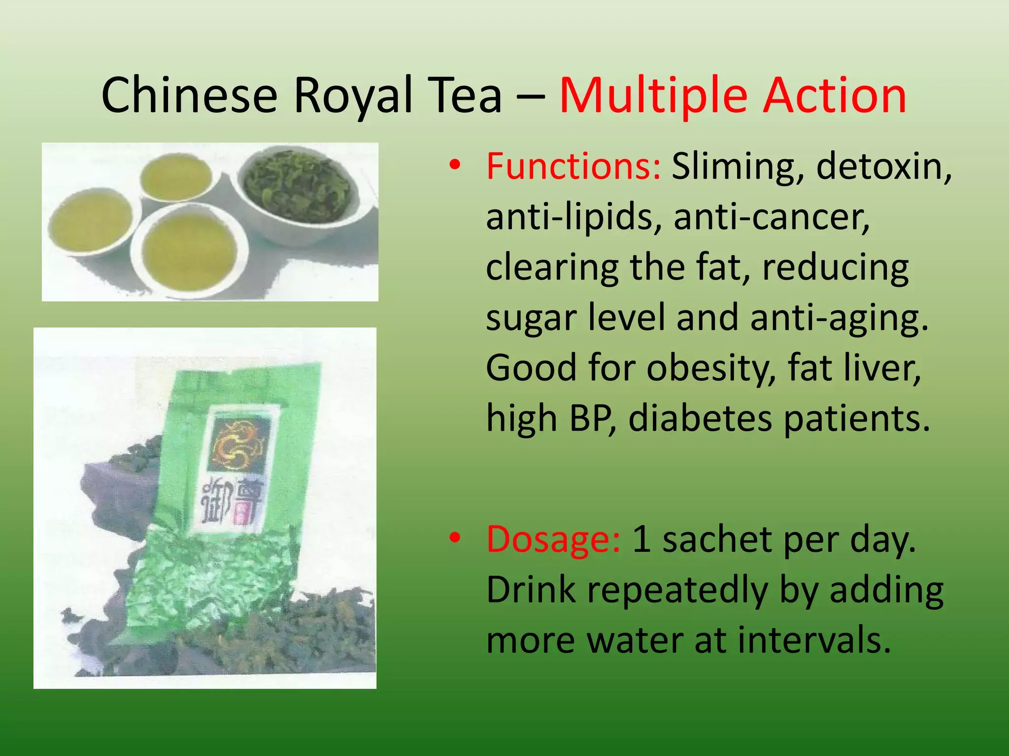 Chinese Royal Tea - Multiple Action image