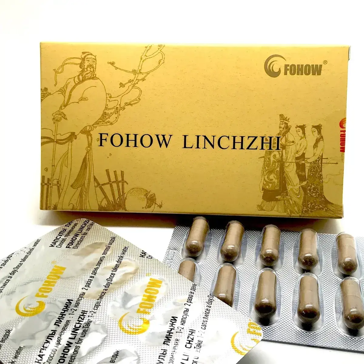 FOHOW LINCHZI { GANODERMA } CAPSULE (AN AGELESS LEGEND) image