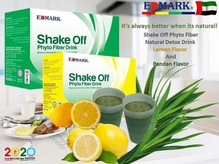 Edmark Shake off Phyto Fiber Drink – Box of 12 sachets of 20g ea. image