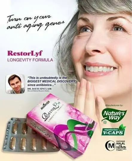 RestorLyf - Antioxidant supplements - Anti-Aging Vitamins image