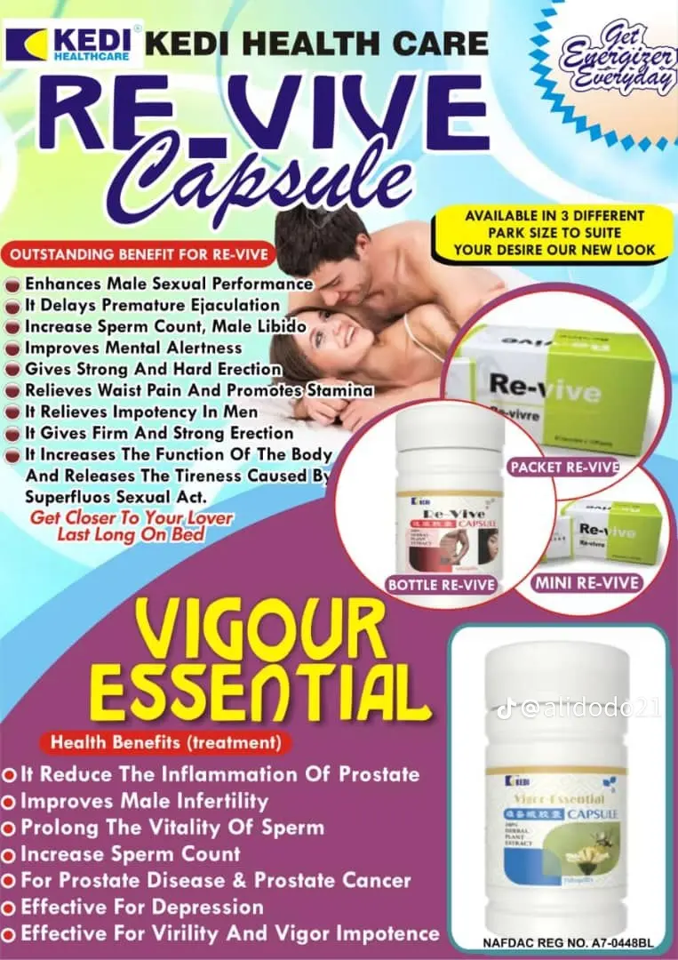 KEDI Revive Men's Formula Herbal Capsule image
