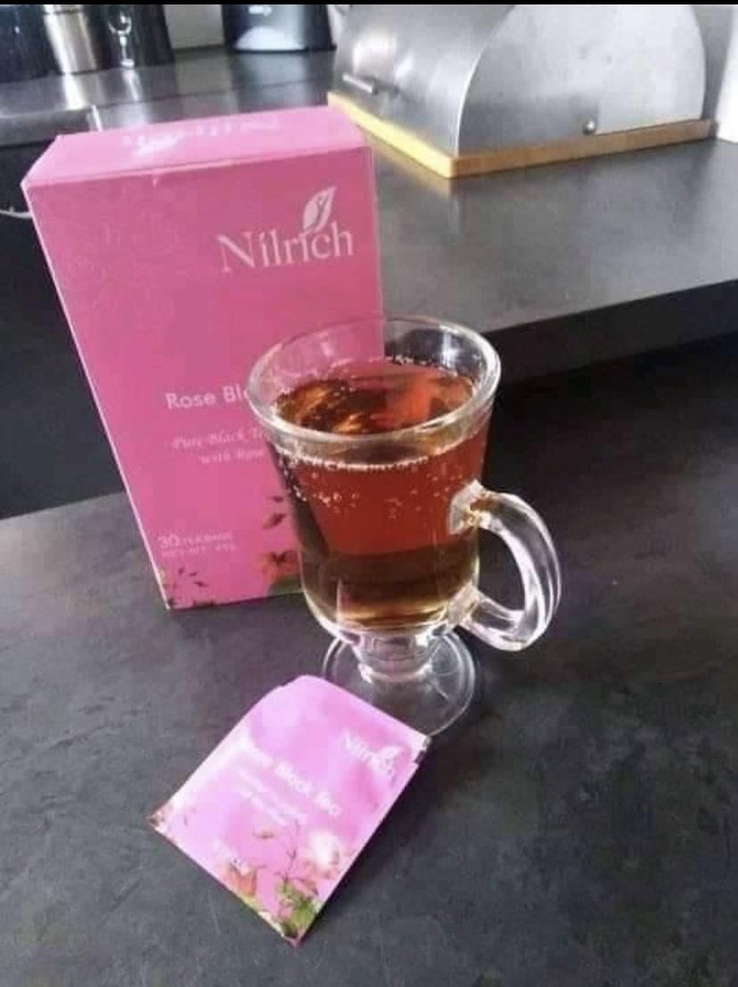 Morefuture Rose Black Tea For Weight Management - 30 Tea Bags image