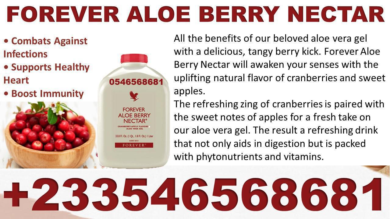 Forever Aloe Cranberry in Ghana