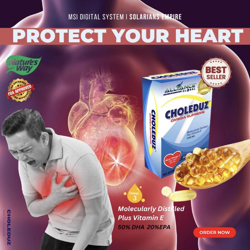 Shop Circulation &amp; Heart Health Supplement | AIM Global Choleduz Omega Supreme image