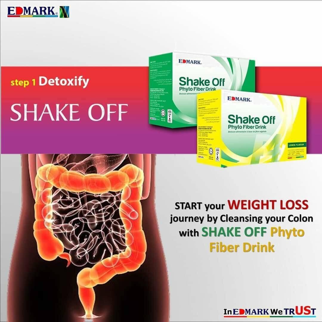 Shake Off Phyto Fiber Drink Pandan | Lemon image