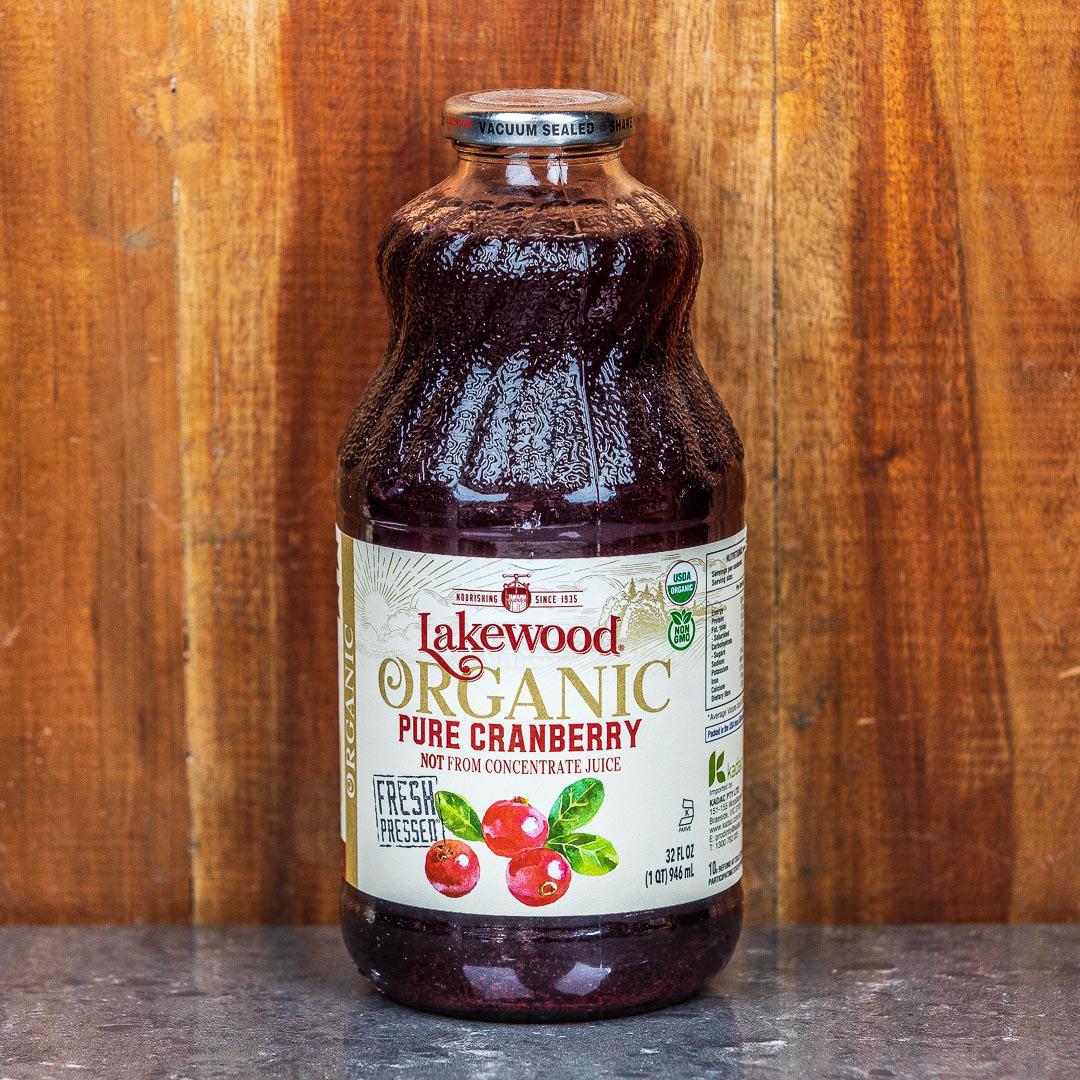 Lakewood Organic Pure Cranberry Juice 32oz/946ml image