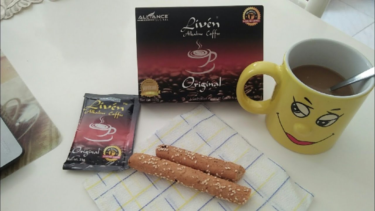 Liven Alkaline Coffee by Aim Global 100% Original | Fabamall Ghana image