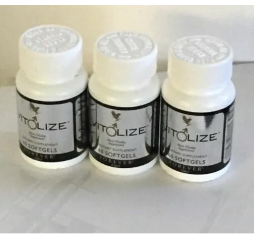 Forever VitoLize For Men 60 Softgel - Prostate &amp; Hormonal Support. image