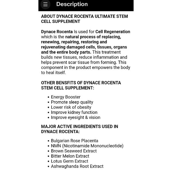 Dynace Rocenta at best price in Ghana image