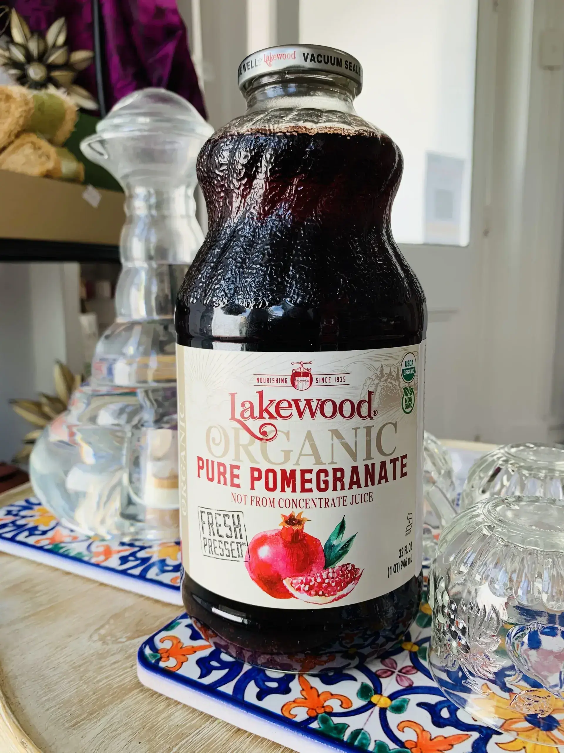 LAKEWOOD ORGANIC PURE CRANBERRY AND PURE POMEGRANATE image