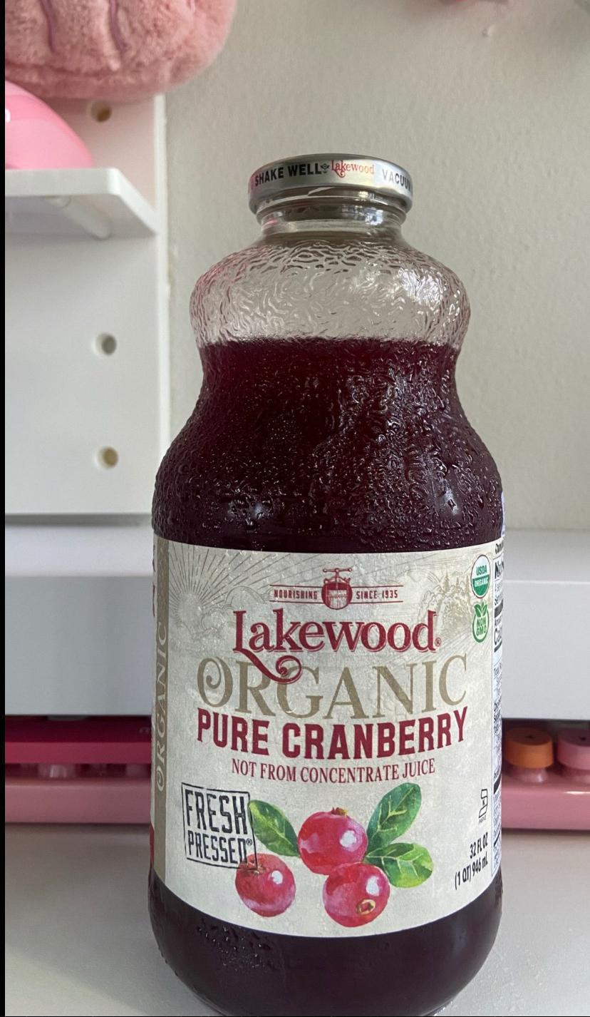 LAKEWOOD ORGANIC PURE CRANBERRY AND PURE POMEGRANATE image